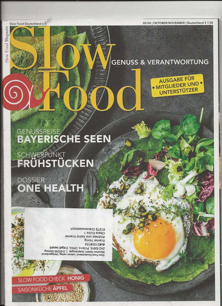Unser Sommerblütenhonig überzeugt die Redaktion des Slow Food Magazins