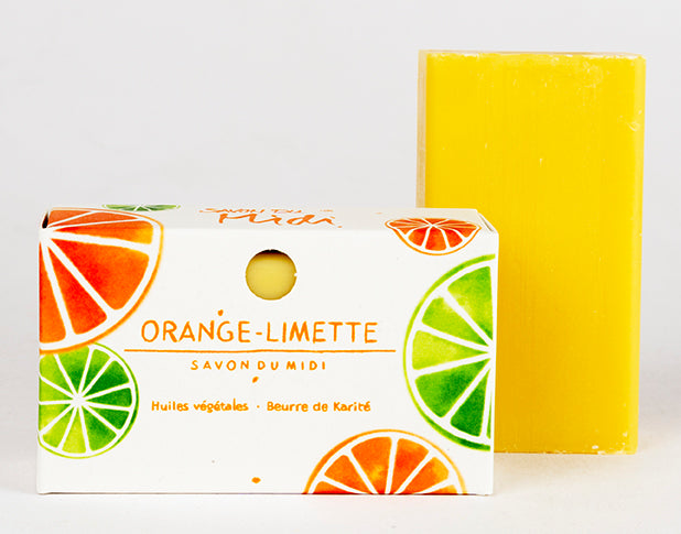 Karité-Seife Orange Limette - 100g